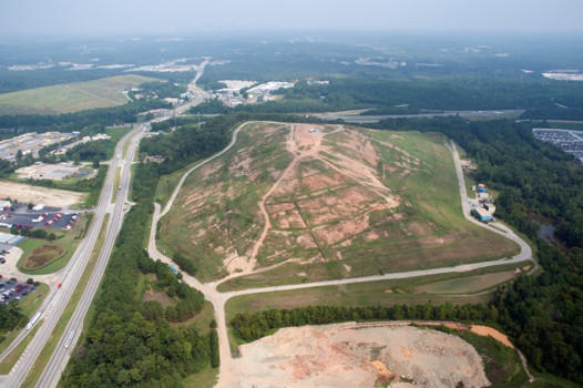 landfill before