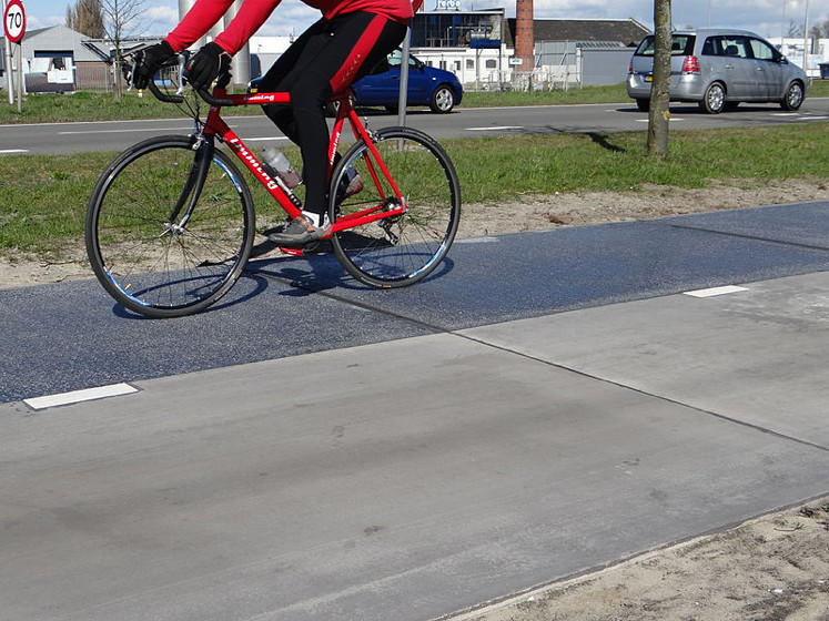solar road in action