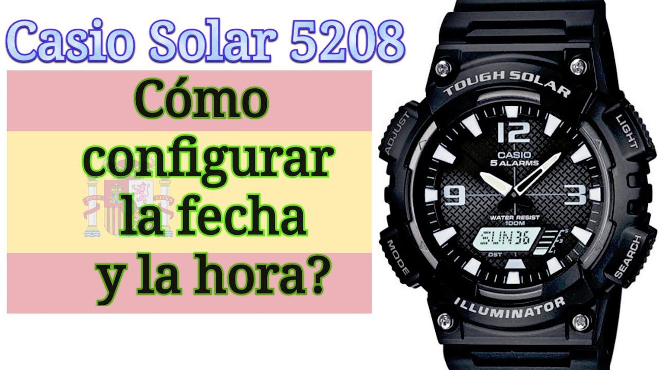 Reloj Casio G Shock Solar: Innovación y Sostenibilidad en tu Muñeca